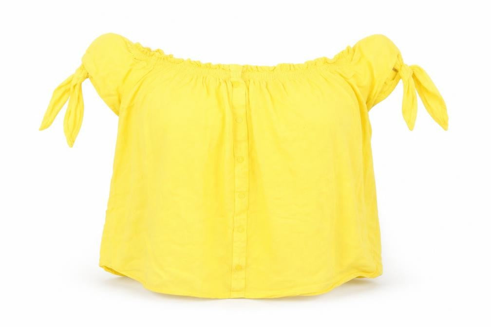 Primark Womens Yellow   Basic Blouse Size 8