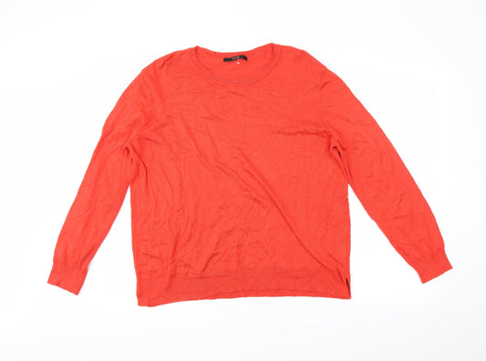 George Womens Red   Pullover Jumper Size 12