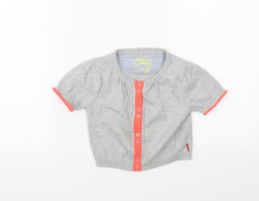 name it Girls Grey   Cardigan Jumper Size 3-4 Years