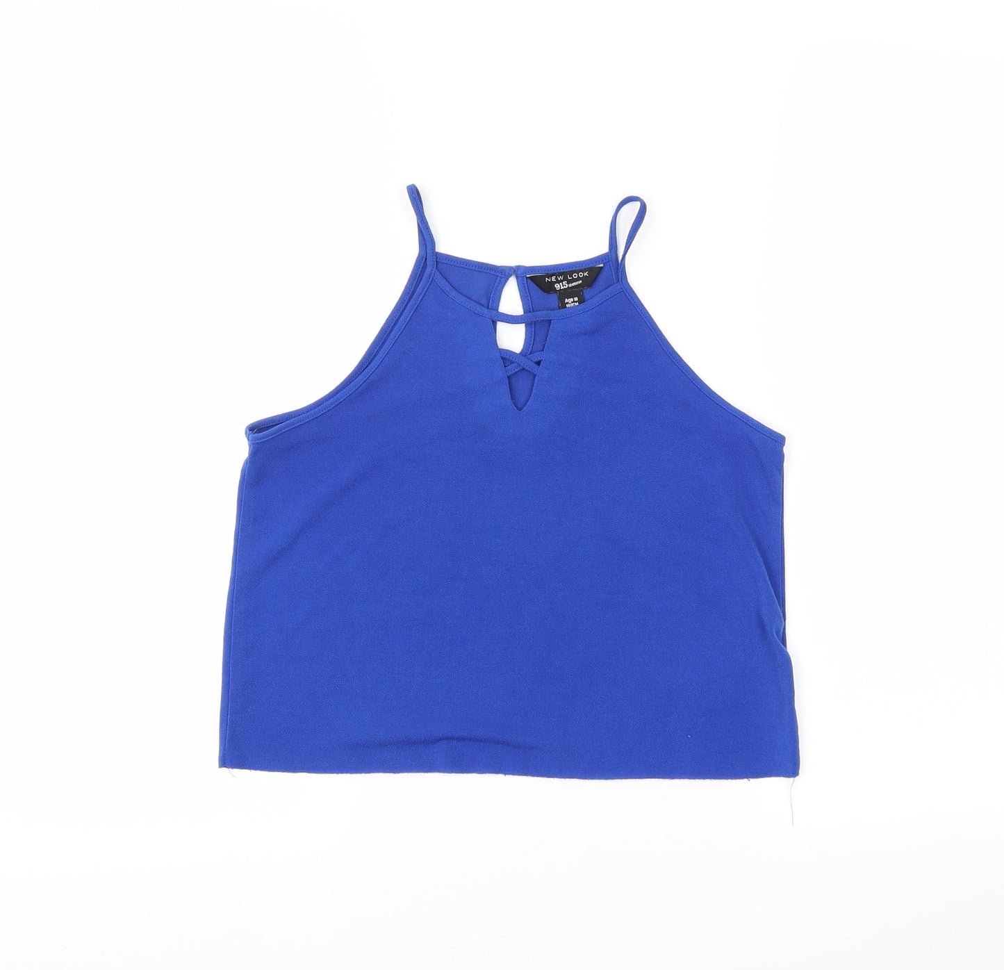 newlook Girls Blue   Cropped Tank Size 10 Years