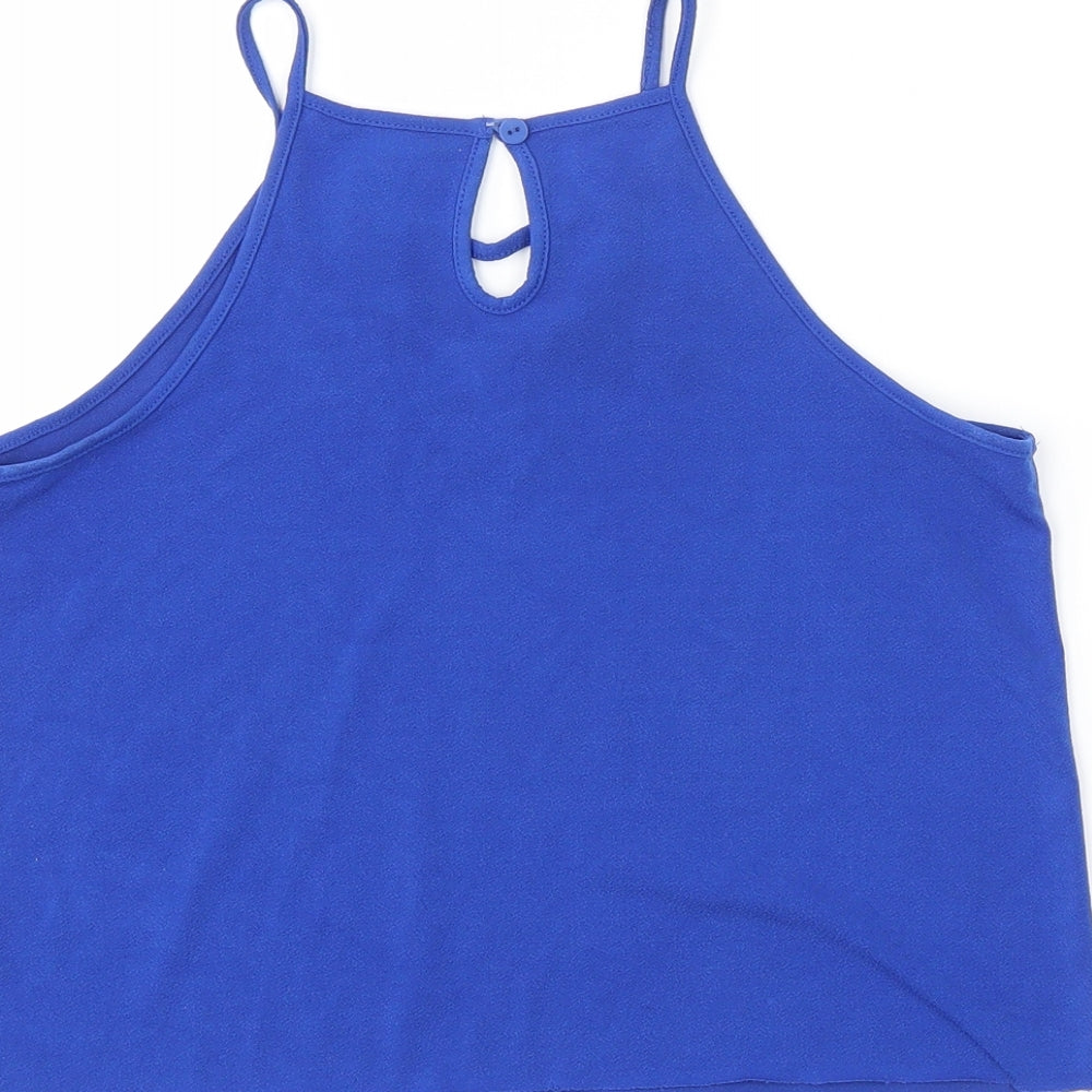 newlook Girls Blue   Cropped Tank Size 10 Years