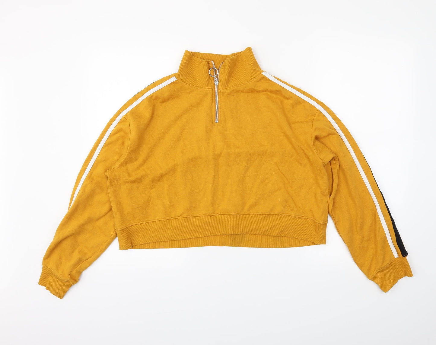 H&M Womens Yellow   Pullover Jumper Size M