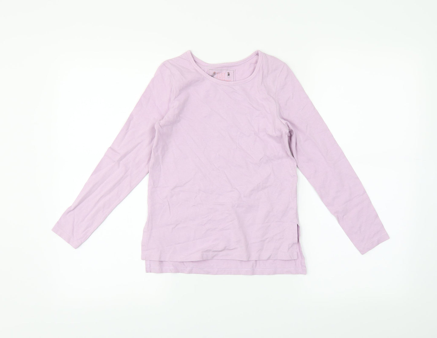 TU Girls Purple   Basic T-Shirt Size 8 Years