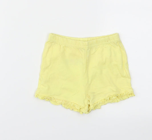 Primark Girls Yellow   Cropped Trousers Size 12-18 Months