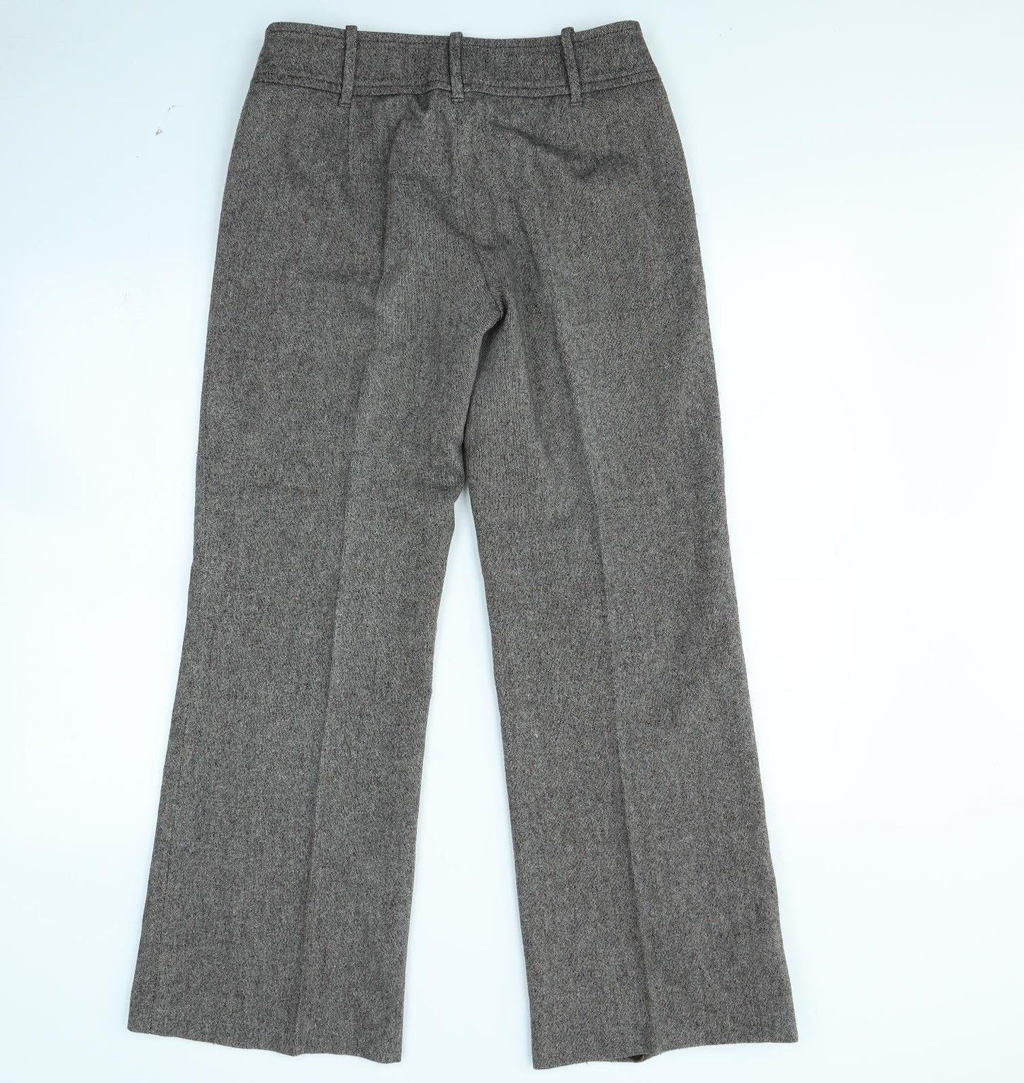 Preworn Womens Brown   Dress Pants Trousers Size 12 L30 in
