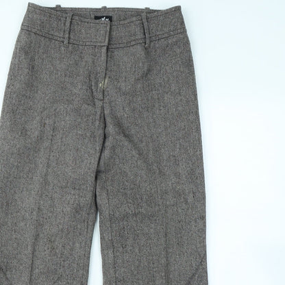 Preworn Womens Brown   Dress Pants Trousers Size 12 L30 in