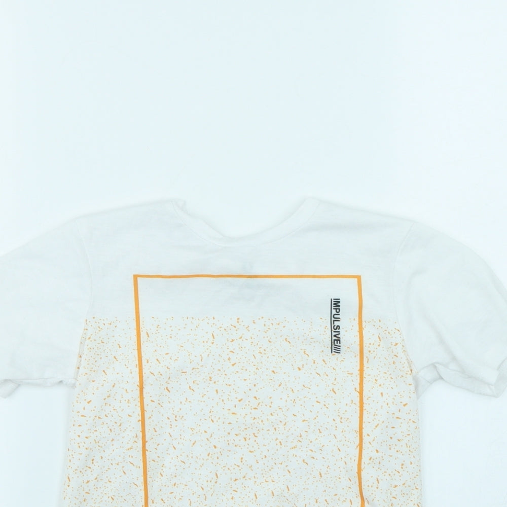 River Island Boys White   Basic T-Shirt Size 5 Years
