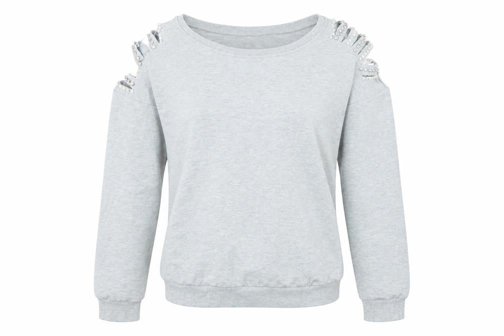 Emma & Ashley Womens Grey   Pullover Jumper Size M