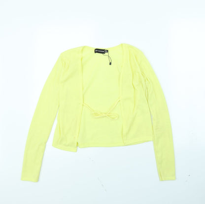 PRETTYLITTLETHING Womens Yellow   Jacket  Size 8