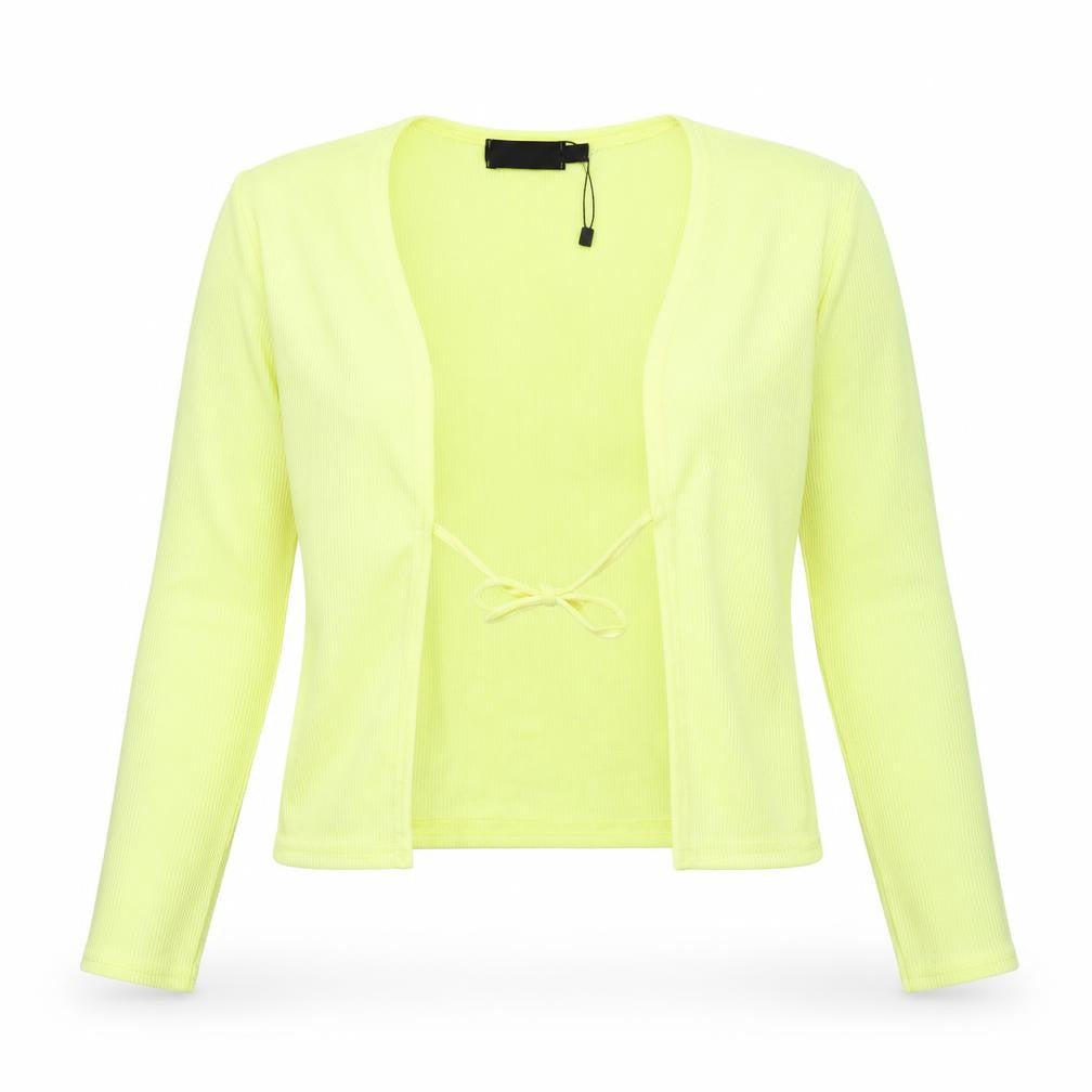 pretty little thing Womens Yellow   Jacket  Size 8