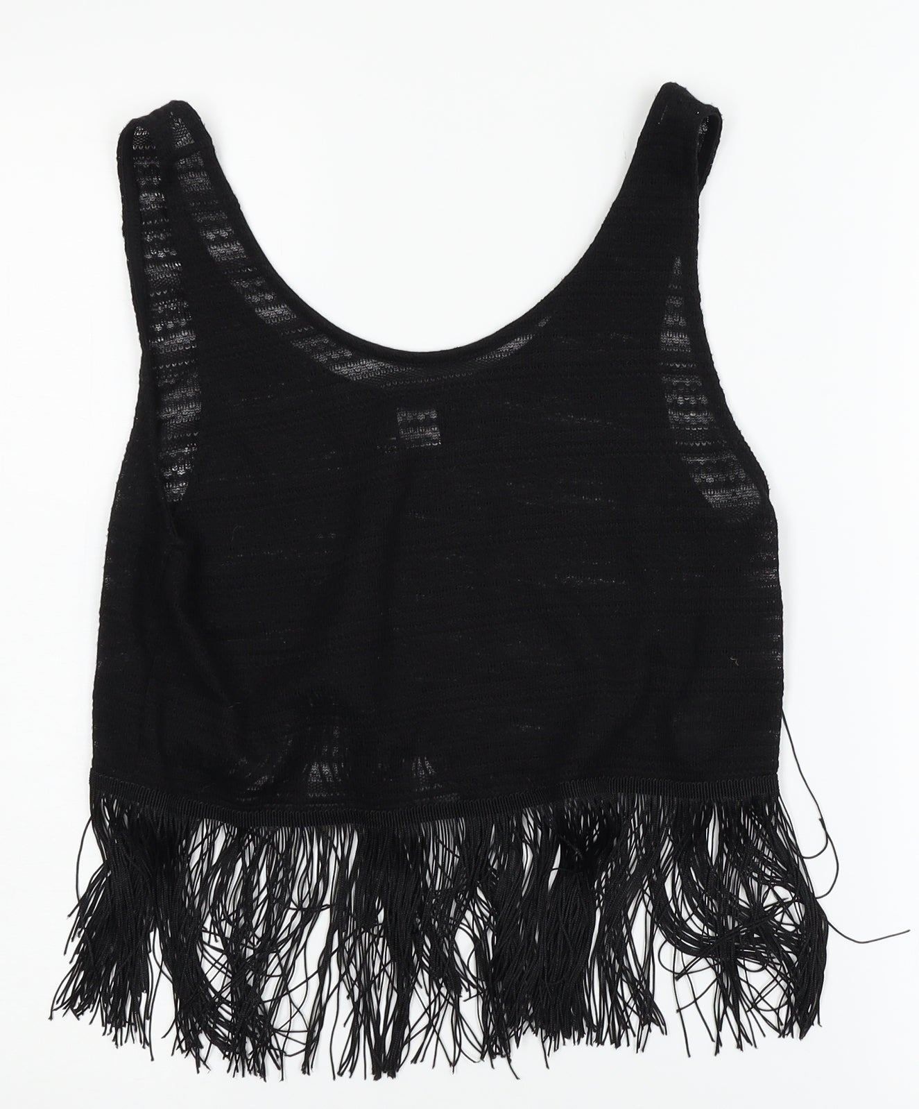H&M Womens Black   Vest Jumper Size S