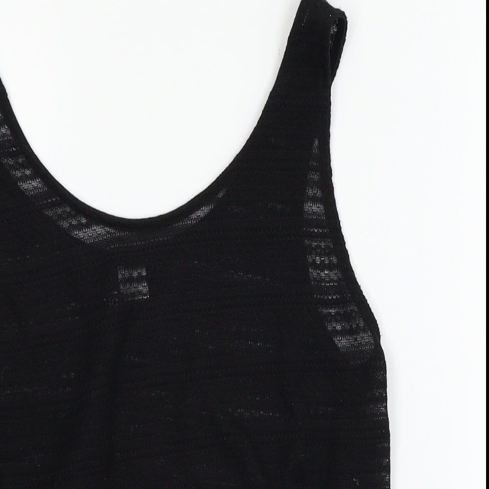 H&M Womens Black   Vest Jumper Size S