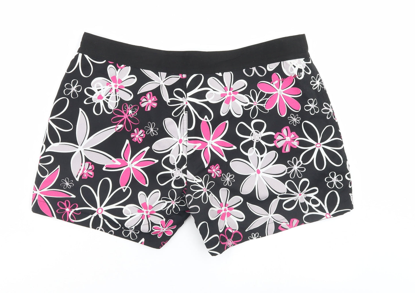 Preworn Womens Multicoloured Floral  Boyfriend Shorts Size 34 in