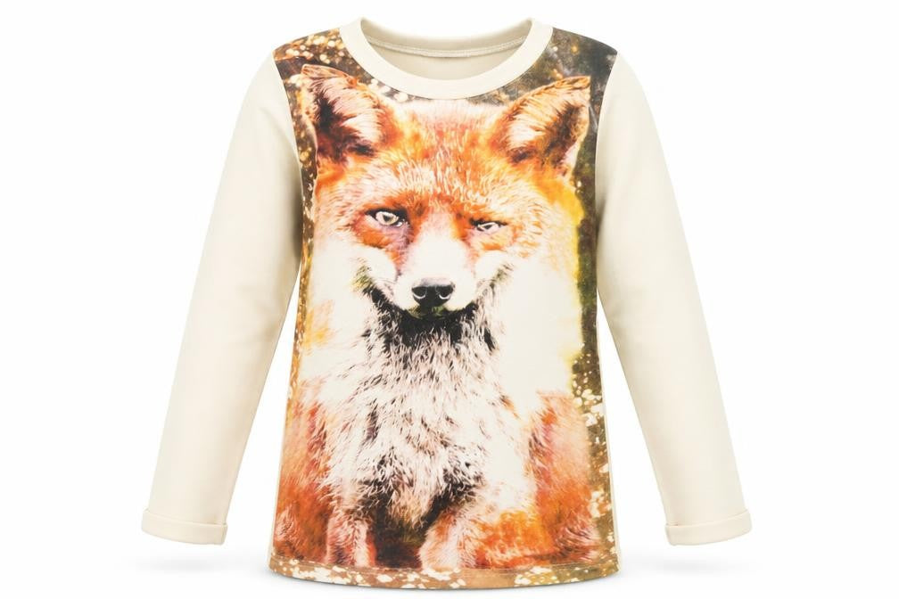 Minoti Girls Multicoloured Animal Print  Pullover Sweatshirt Size 7-8 Years