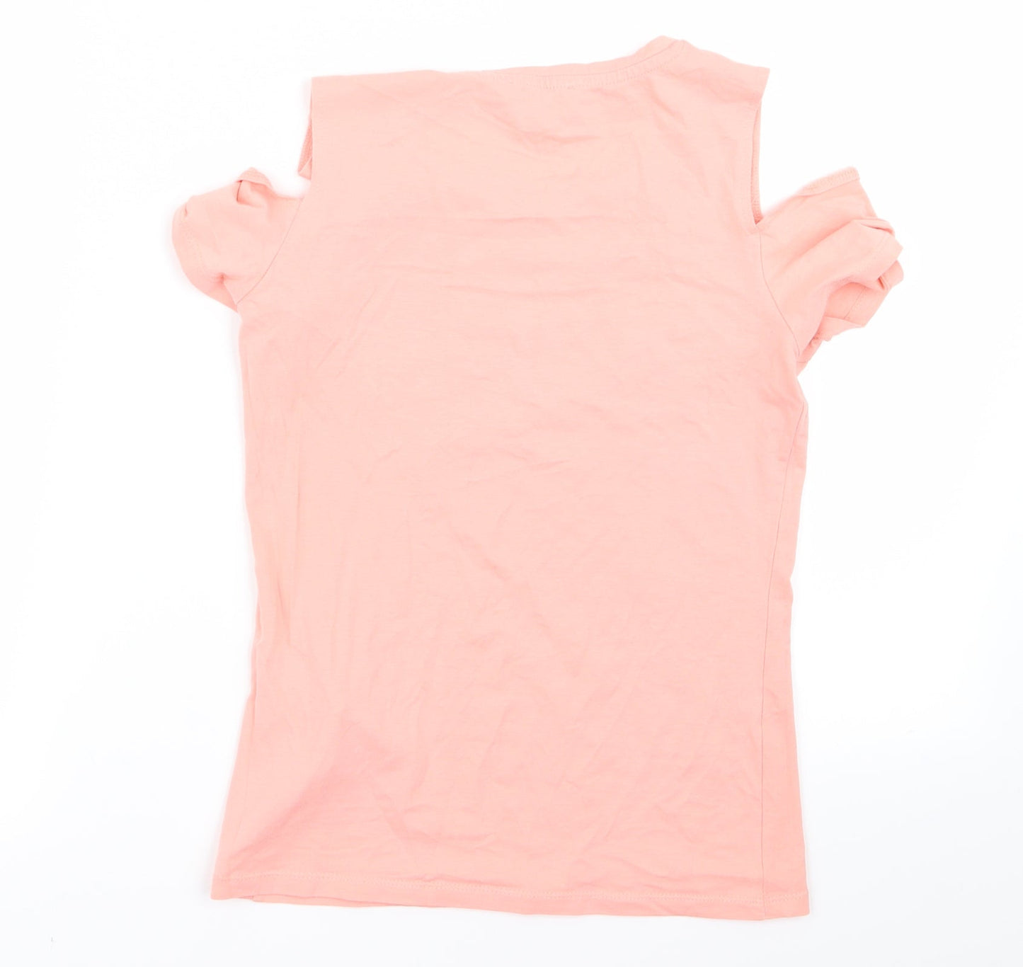 Amisu Womens Pink   Basic T-Shirt Size S
