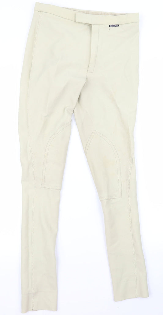 gorringe Womens Beige  Rayon Trousers  Size 26 L27 in