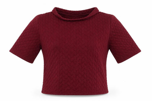 blonde Womens Red   Basic T-Shirt Size 8