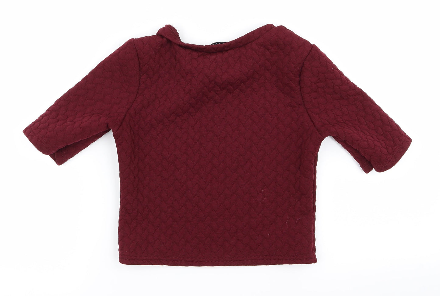 blonde Womens Red   Basic T-Shirt Size 8