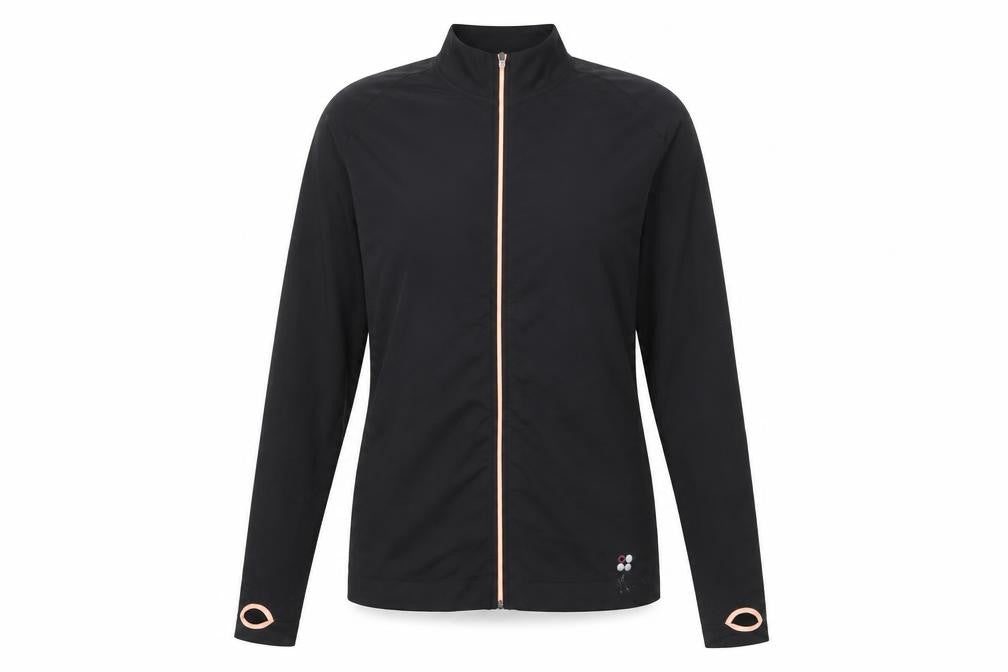 Adore Womens Black   Windbreaker Jacket Size L