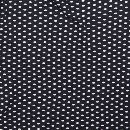 H&M Womens Blue Polka Dot  Basic Blouse Size XS