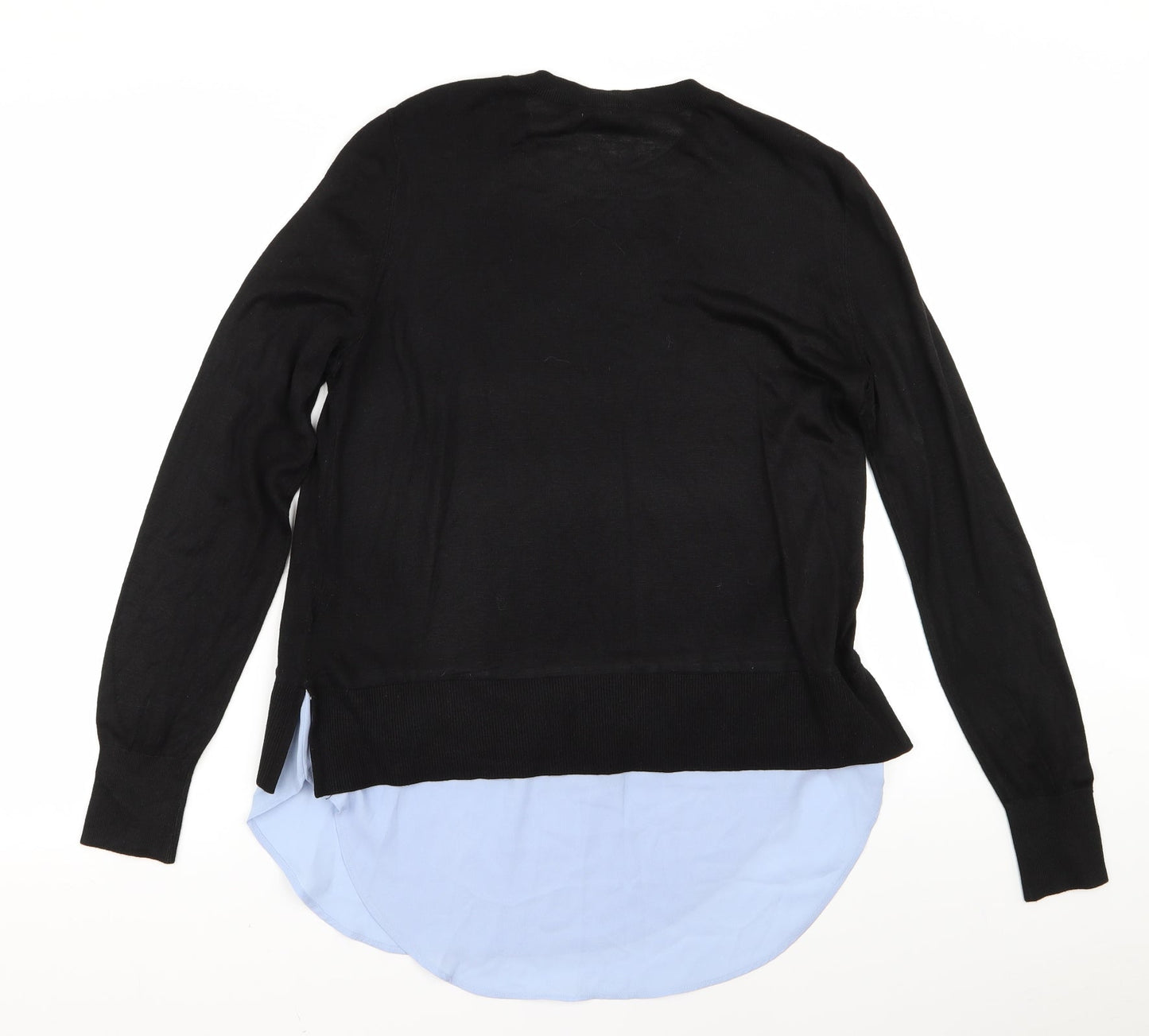 H&M Womens Black  Rayon Pullover Jumper Size M