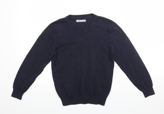George Girls Blue   Pullover Jumper Size 8-9 Years