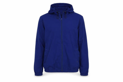 Front view of AX women’s blue jacket, size S