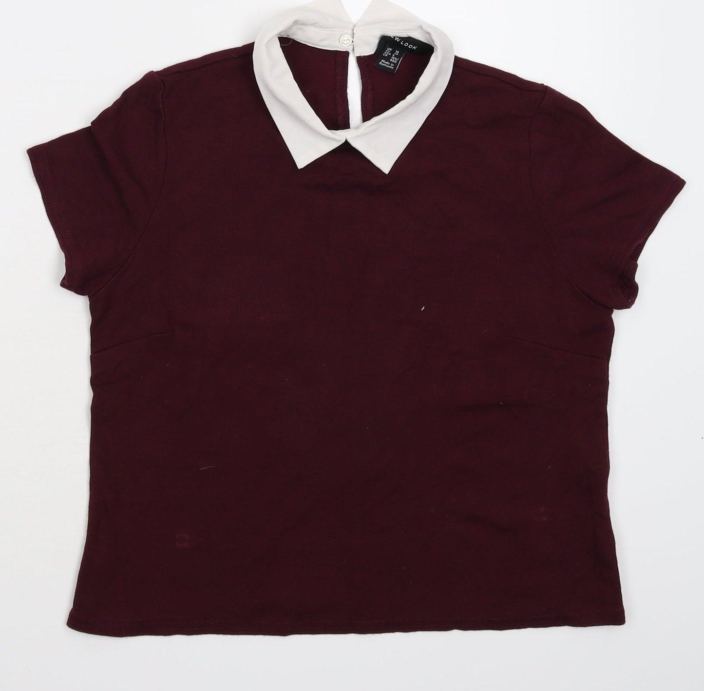 New Look Womens Red   Pullover Jumper Size 10