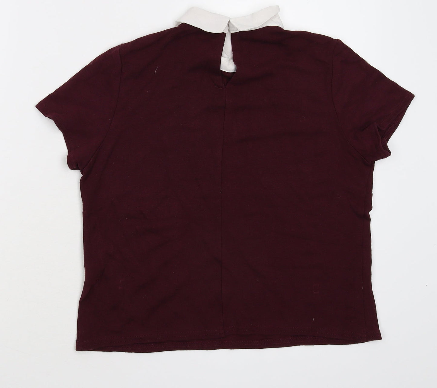 New Look Womens Red   Pullover Jumper Size 10