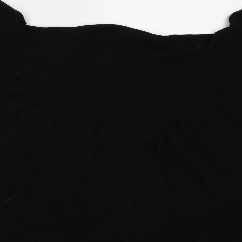 LUSHOUS Womens Black   Cardigan Jumper Size M