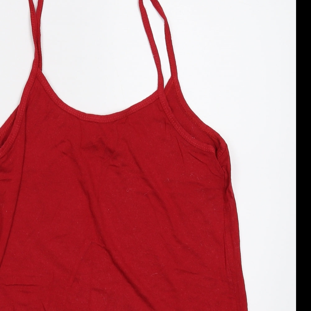 Preworn Womens Red   Basic Tank Size M