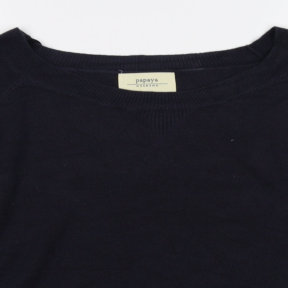 Papaya Womens Blue   Pullover Jumper Size 12