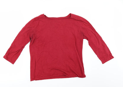 Next Womens Red   Pullover Jumper Size 14