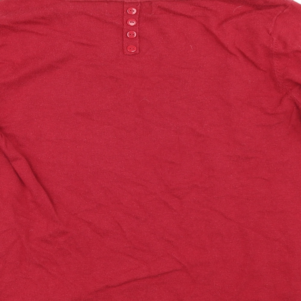 NEXT Womens Red   Pullover Jumper Size 14