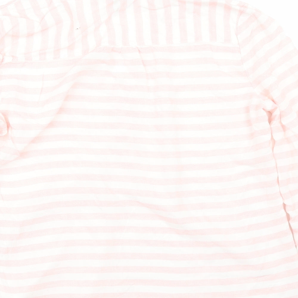Primark Womens Pink Striped  Tunic Blouse Size 12