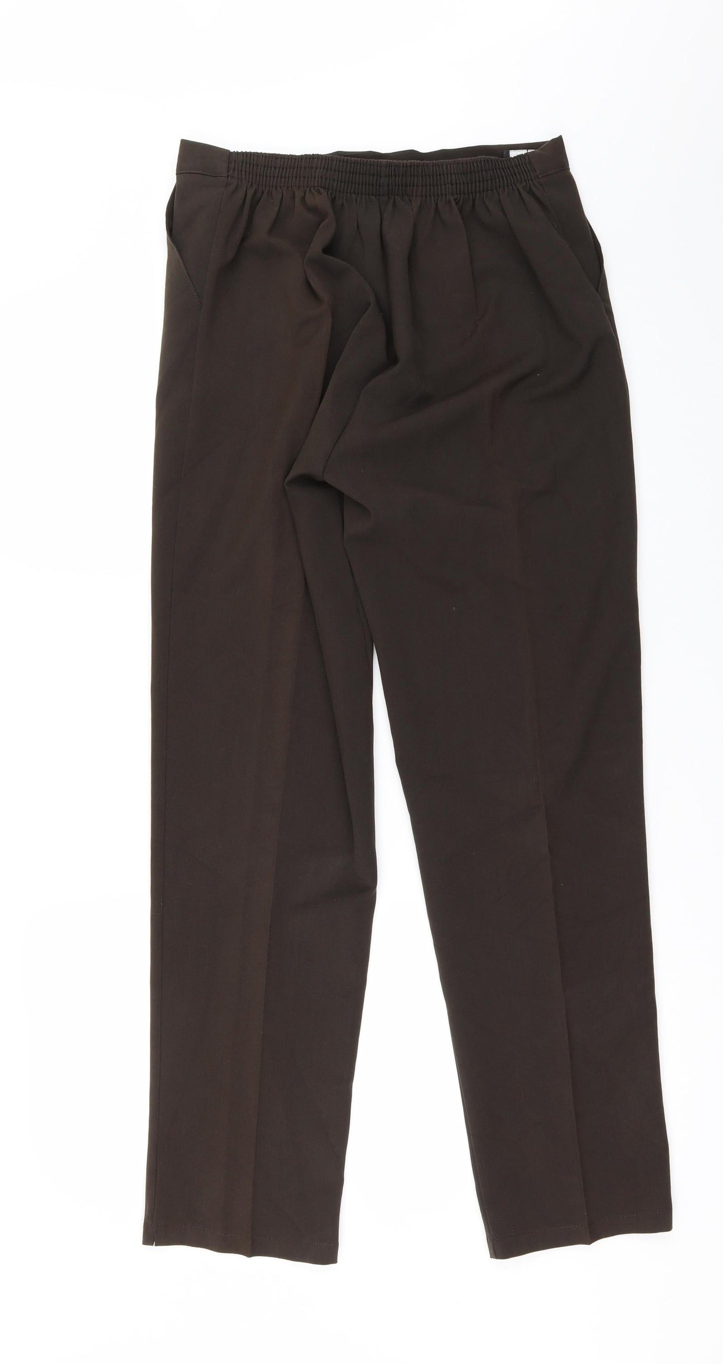 Classic Image Womens Brown   Trousers  Size 14 L30 in