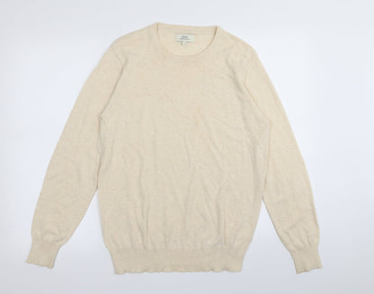 Additional front view of Easy men’s beige jumper, size S