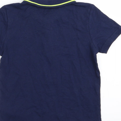 Preloved F&F Boys Blue   Basic Polo Size 2-3 Years - Label