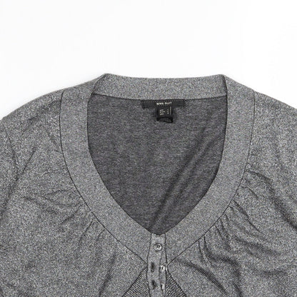 Mango suit Womens Grey   Cardigan Jumper Size L
