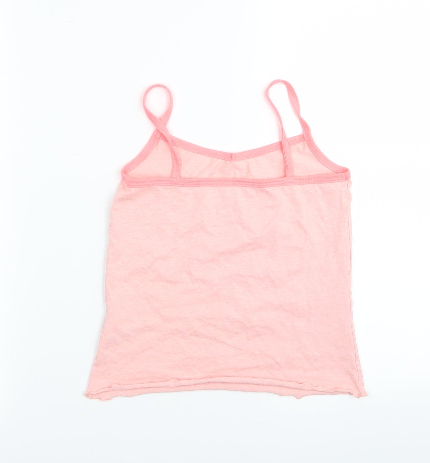 Asda George Girls Pink Solid  Top Pyjama Top Size 8-9 Years