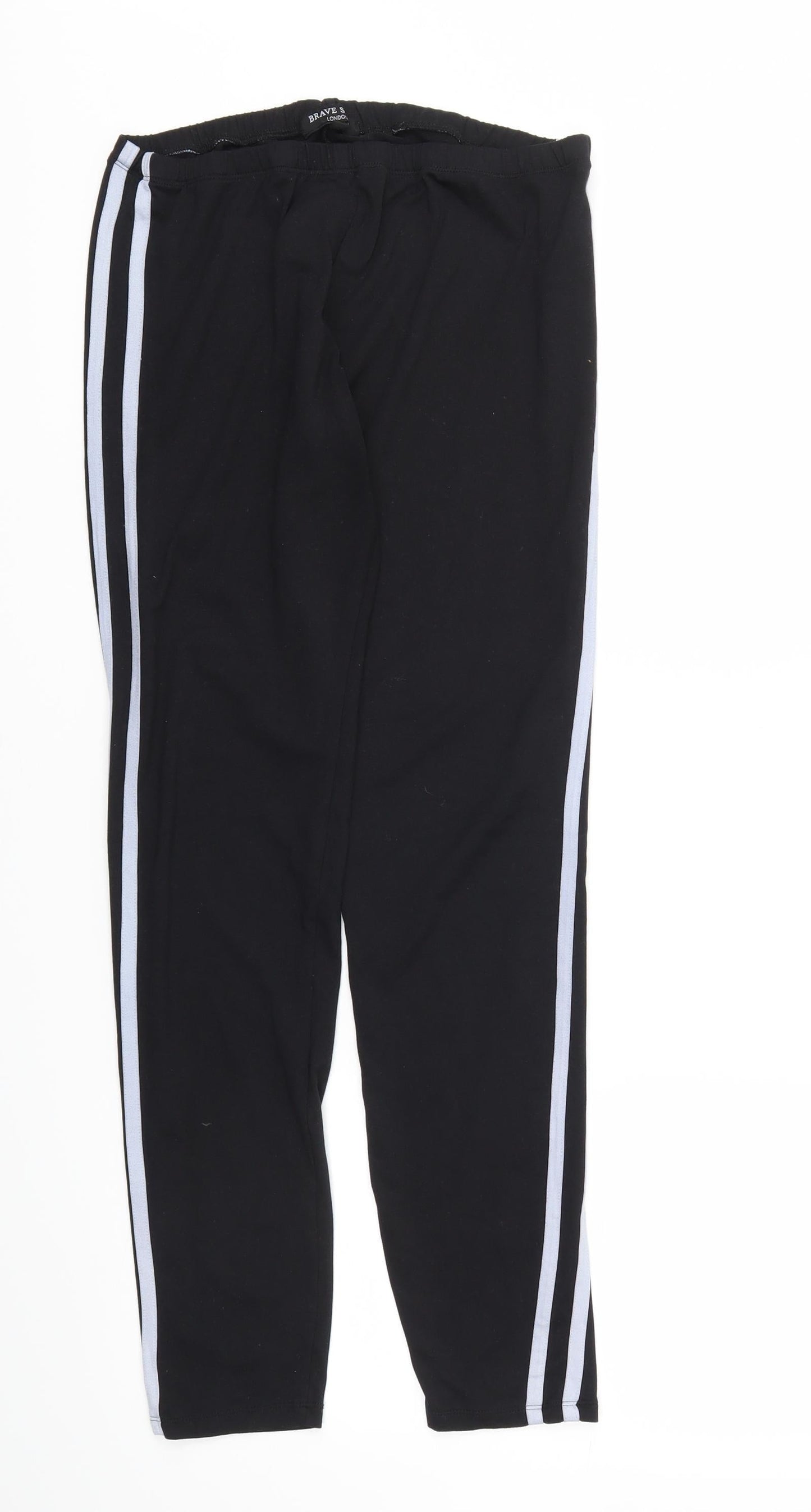 Brave Soul Girls Black   Jogger Trousers Size L