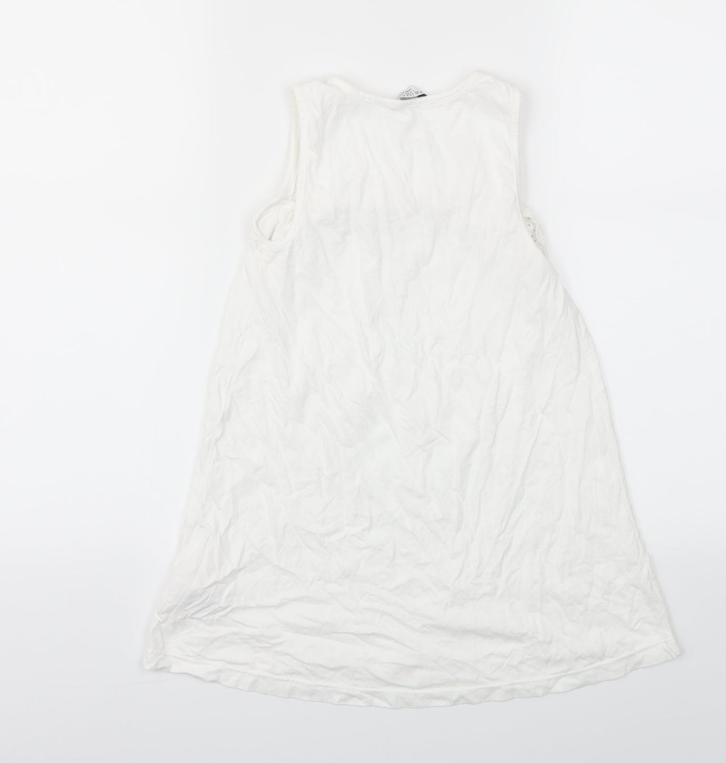 Primark Girls White   Fit & Flare  Size 7-8 Years