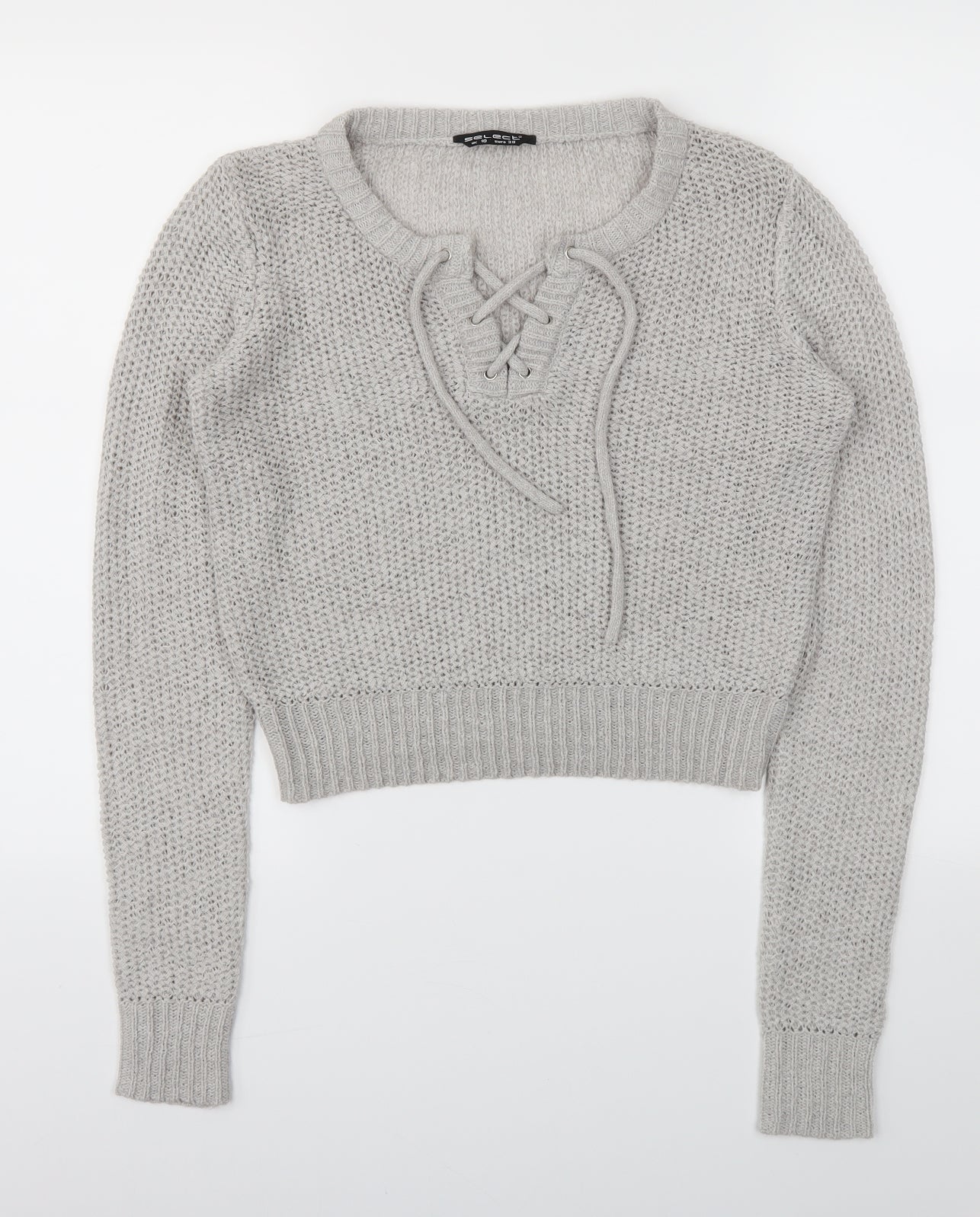 Select Womens Grey   Pullover Jumper Size 10