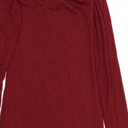 Preloved Boohoo Womens Red Colourblock  A-Line  Size 14 - Label