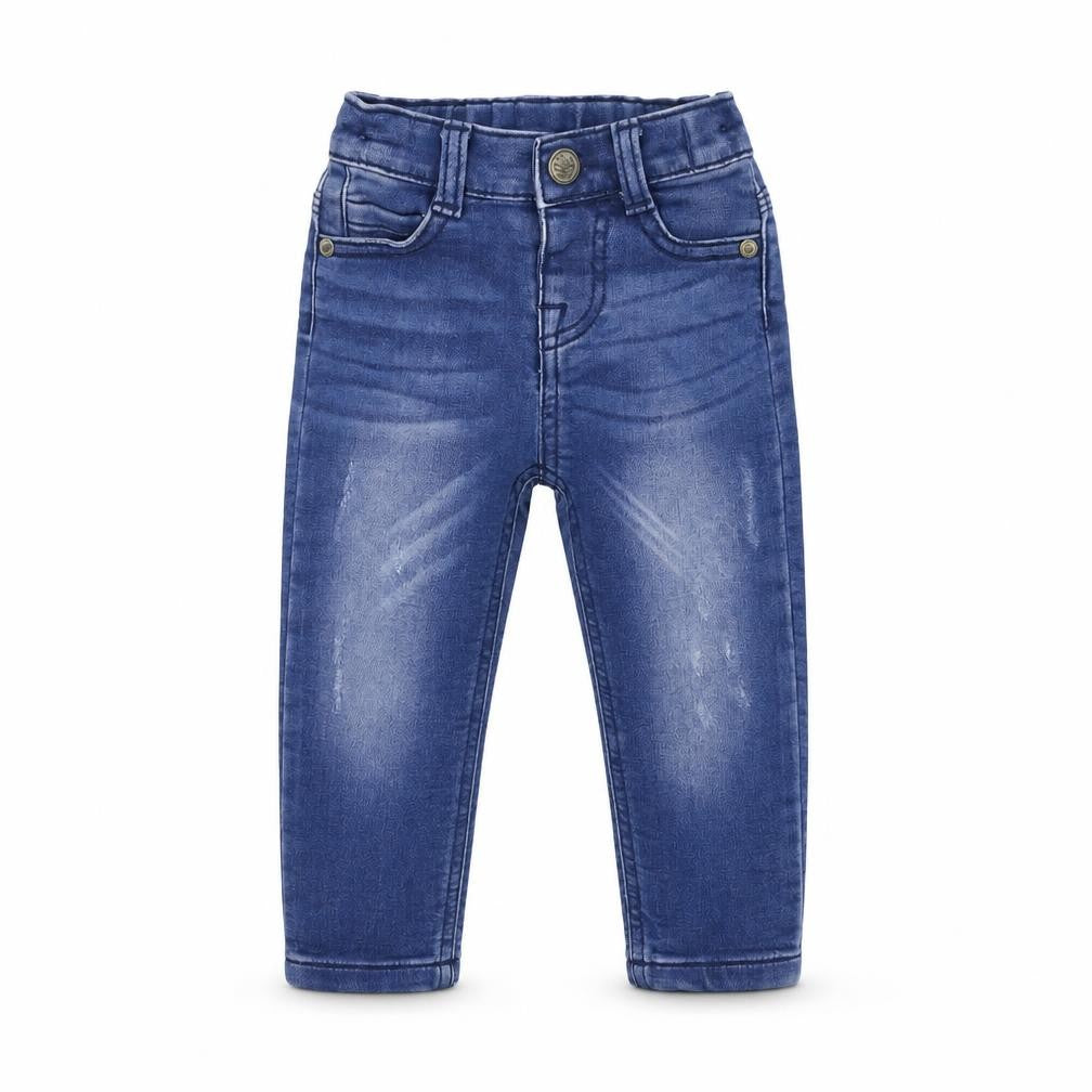 F&F Baby Blue Colourblock  Capri Jeans Size 12-18 Months