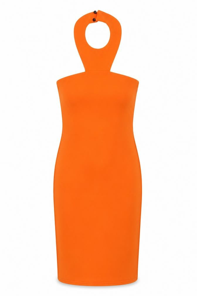PRETTYLITTLETHING Womens Orange   A-Line  Size 6