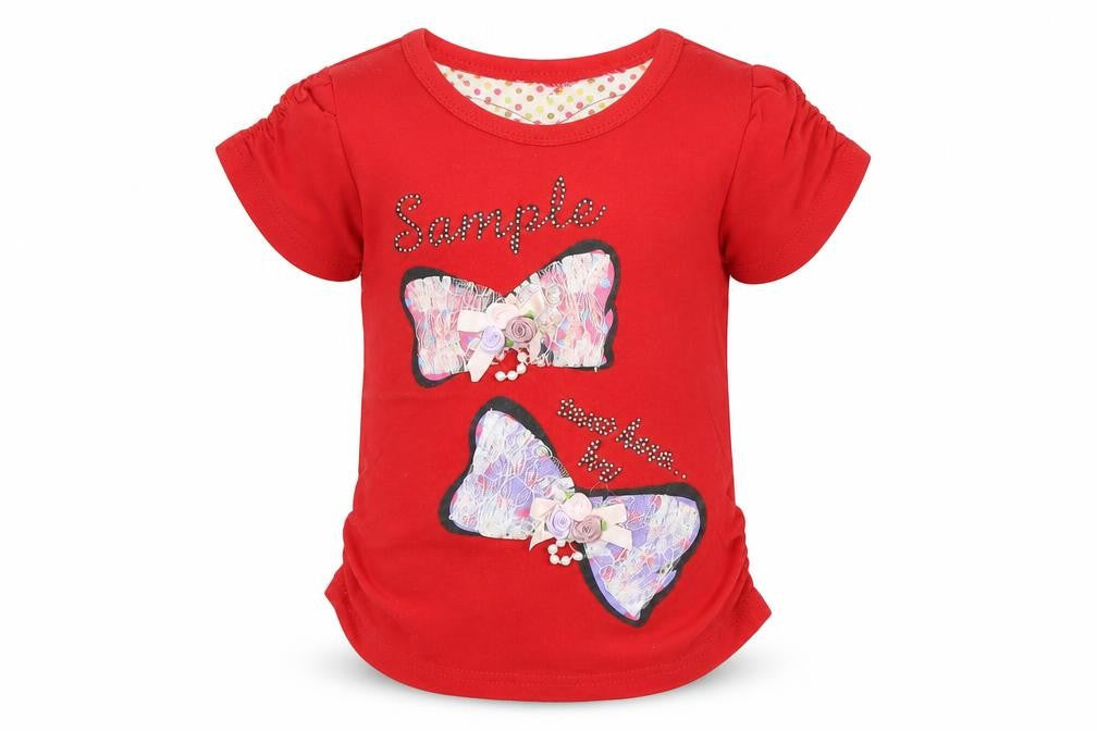 spenema Baby Pink Colourblock  Basic T-Shirt Size 6-9 Months