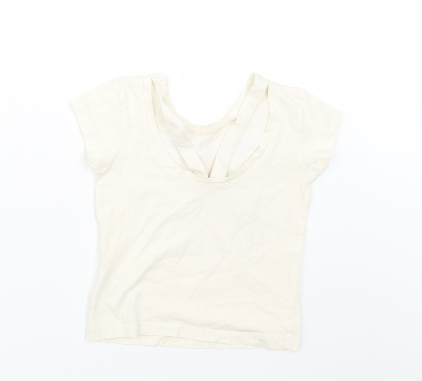 Billieblush Girls Ivory   Basic T-Shirt Size 4 Years