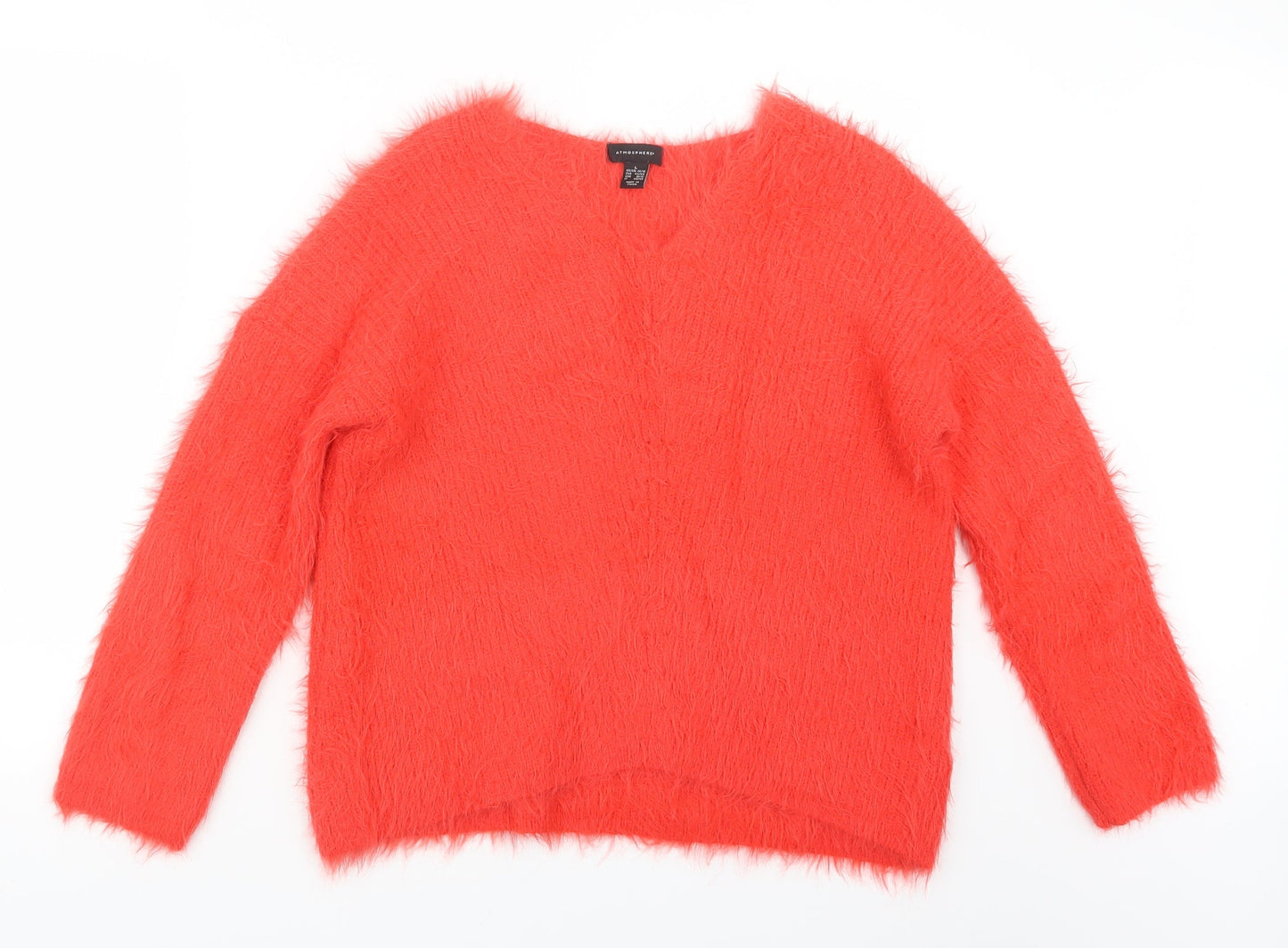 Atmosphere Womens Red  Knit Pullover Jumper Size 14