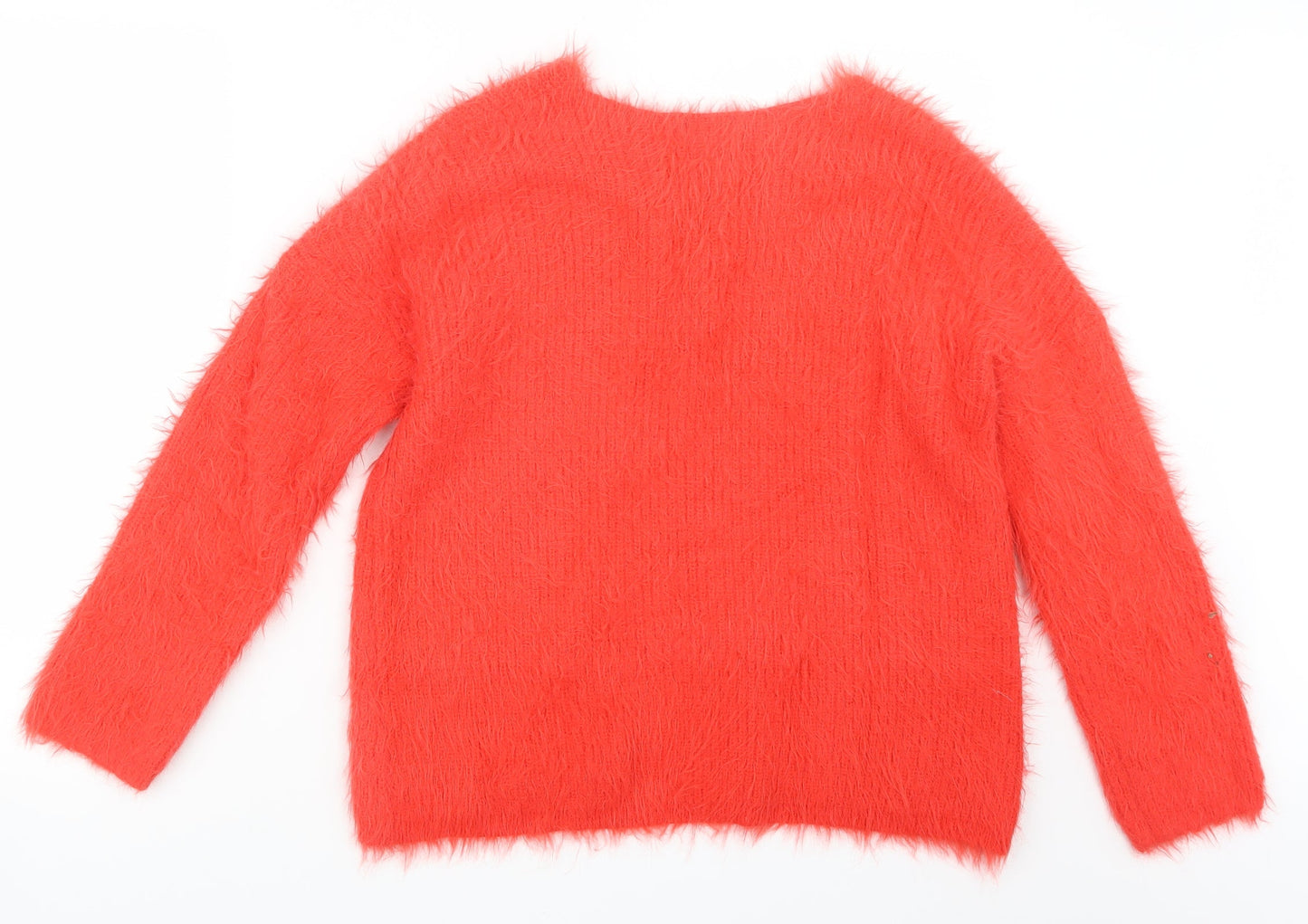 Atmosphere Womens Red  Knit Pullover Jumper Size 14